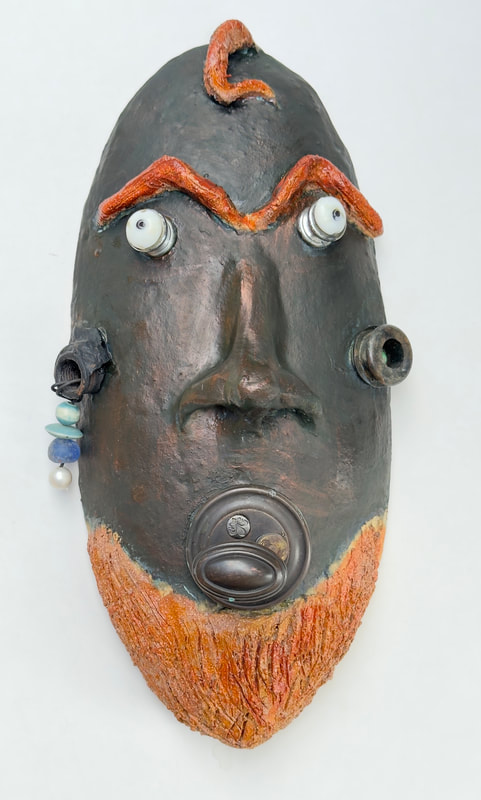 Abram Stoltzfus — mask by Jill Drllevich