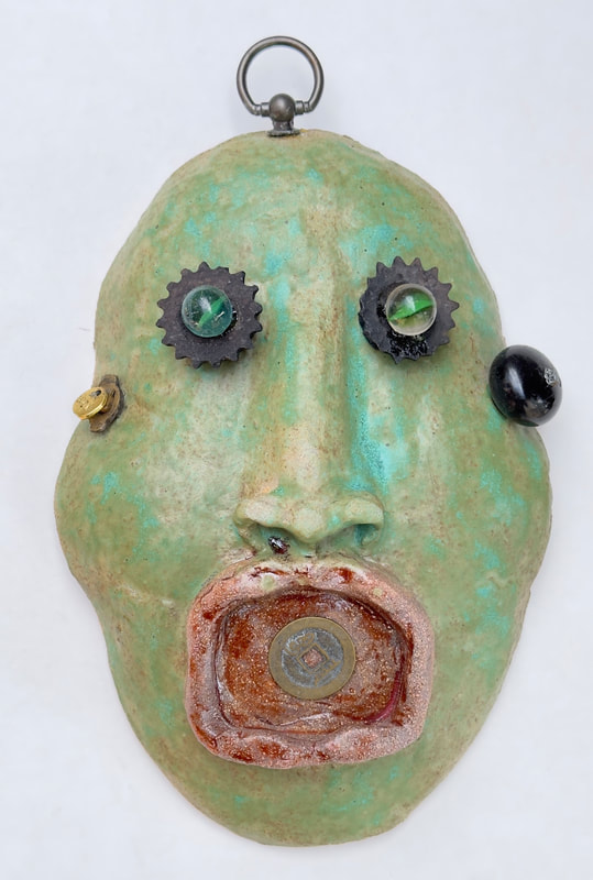 Shahaab Babangida — mask by Jill Drllevich